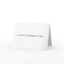 Contemporary Wedding Thank You Card