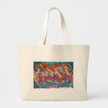 Contempory art tote bags