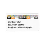 Content Cat Address Avery Label