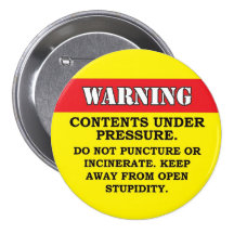 Contents under pressure pins