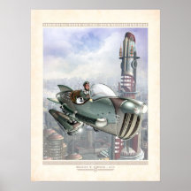 Contes excitants : Gwen dans son Hepmobile (18x24" Posters