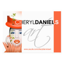 CONTEST: Cheryl Daniels Art Profile Business Card