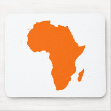 Continent of Africa Mouse Pads