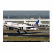 Continental Airplane Sculpture Photo Cutout