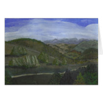 continental divide greeting card