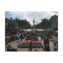 Continental Market in Carlisle Cumbria Postcards