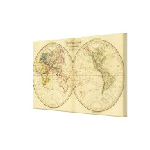 Continents Canvas Prints
