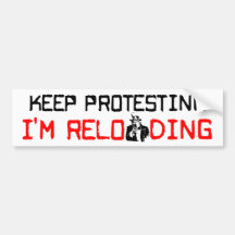 Continuez la protestation : Je recharge ! Autocollant Pour Voiture