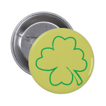 Contour de shamrock pin's avec agrafe