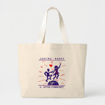 Contra Dance Joy Canvas Bag