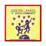 Contra Dance Joy Fridge Magnets