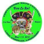 Contraband Days Lake Charles, Louisiana. 30 Colors Stickers