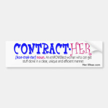 contract-HER Bumper Sticker