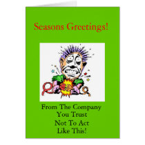 Contractor's Xmas Card cards