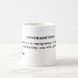 CONTRADICTION COFFEE MUGS