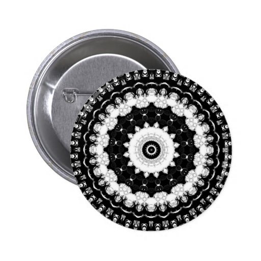 Contrast Kaleidoscope Pin