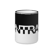 Contrast Typography Coffee Mug