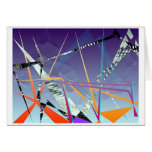 contrastive polygons #1 greeting card