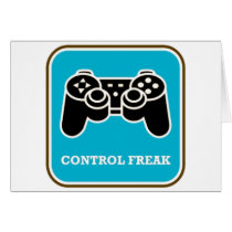 Control Freak Greeting Cards