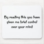 Control over your mind mouse pad
