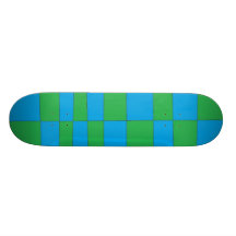 Contrôle vert/bleu skateboards personnalisés