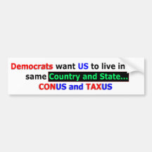ConusTaxus Bumper Stickers