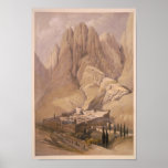 Convent of St. Catherine with Mount Horeb. Feb. 11 Posters