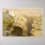 Convent of St. Saba April 4th 1839 Print