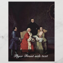 Conversation In Family By Longhi Pietro Flyer Design