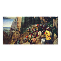Conversion Of St. Paul,  By Bruegel D. Ä. Pieter Photo Card Template