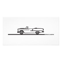Convertible 1955 de Chevy Photocarte