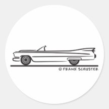 Convertible 1959 de Cadillac Adhésif