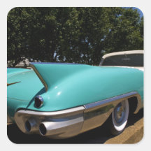 Convertible vert de Cadillac d'Elvis Presley dedan Adhésifs