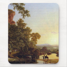 Convoy pass through wilderness mouse pads