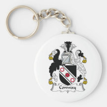 Conway Family Crest Key Chains