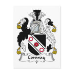 Conway Family Crest Post Card