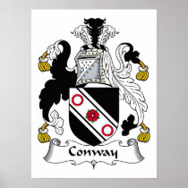 Conway Family Crest Poster