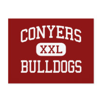 Conyers - Bulldogs - Middle - Conyers Georgia Postcard