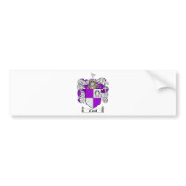 COOK FAMILY CREST -  COOK COAT OF ARMS BUMPER STICKER