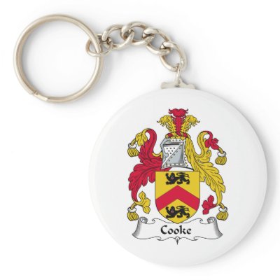 Cook Family Crest Keychain by coatsofarms