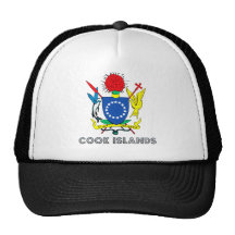 Cook Islands Coat of Arms Hats