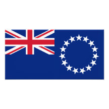 Cook Islands Flag Art Photo