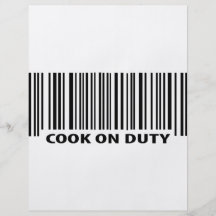 cook on duty icon flyer