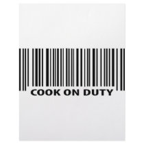 cook on duty icon personalized letterhead
