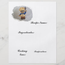 cook recipe paper full color flyer
