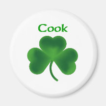 Cook Shamrock Refrigerator Magnets