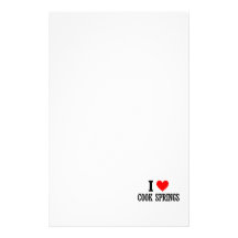 Cook Springs, Alabama City Design Stationery Paper