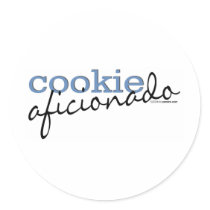 Cookie Aficionado Round Stickers