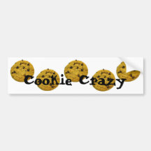 Cookie Crazy Bumper Stickers