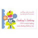 cookie cupcake bouquet baking business cards